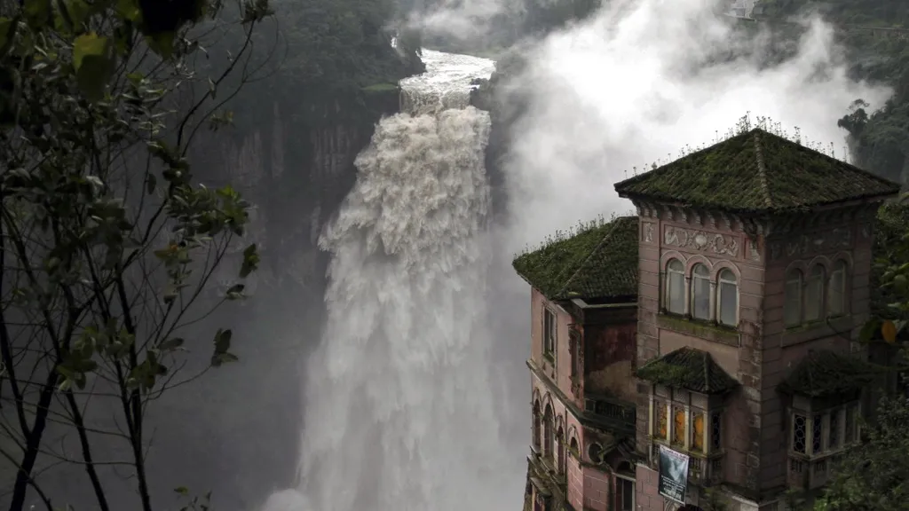 Tequendama, vízesés, 
Bogotá, Kolumbia, 
