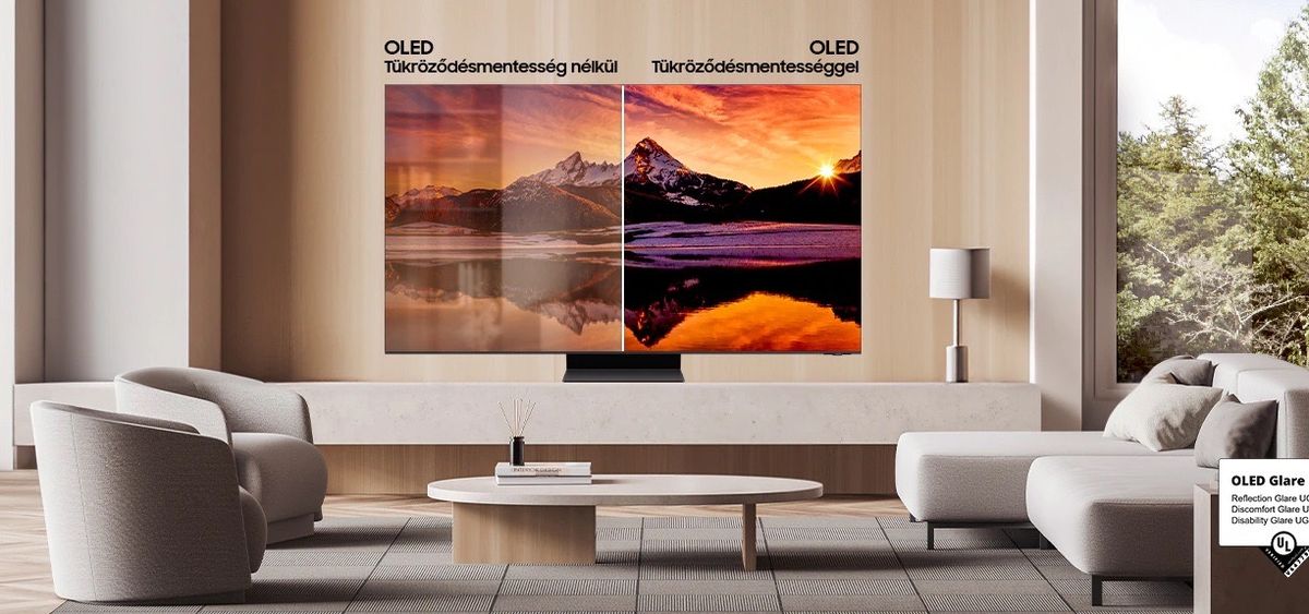 Samsung S95D QD-OLED matt tévé. A tévézés jövője.