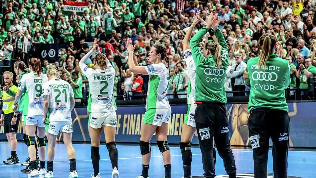 női kézilabda final four 2024, nőikézilabda,  finalfour2024, 2024.06.01.,  EHF FINAL4 WOMEN 2024, BL-elődöntő, Győr-Esbjerg