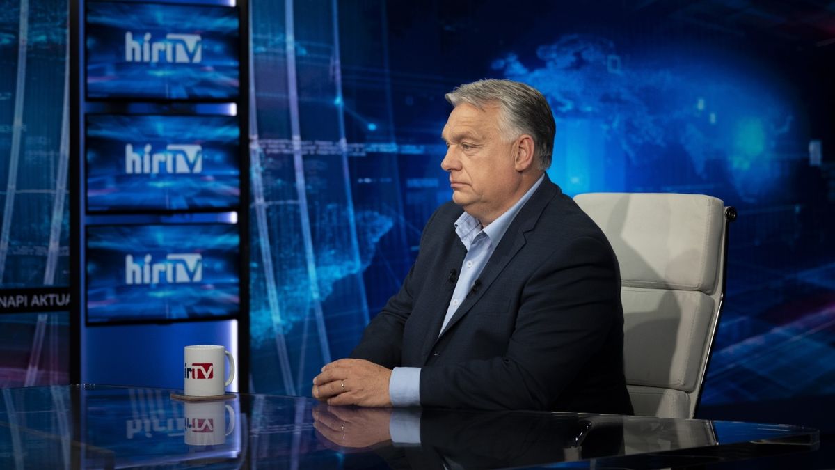 Orbán Viktor interjút adott a Hír TV-nek, OrbánViktor, interjú, 2024.06.08.