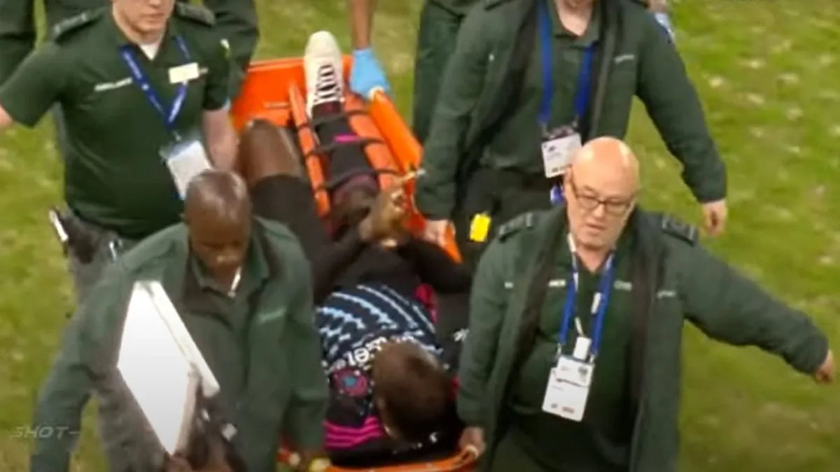 Usain Bolt horrorsérülést szenvedett focizás közben - videó