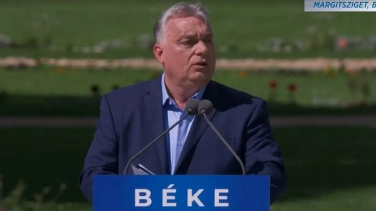 Orbán Viktor: Nem fogunk hadba vonulni Ukrajnáért, nincs ott keresni valónk!