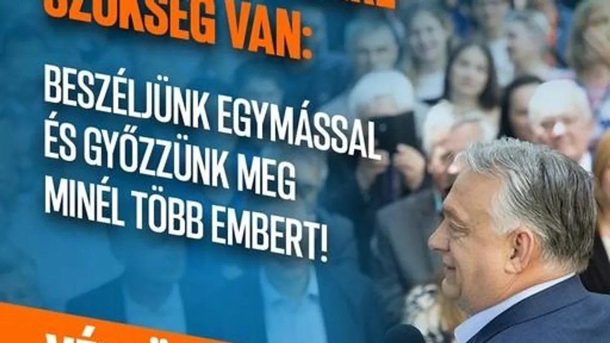 Fidesz: Győzz meg te is még egy embert!