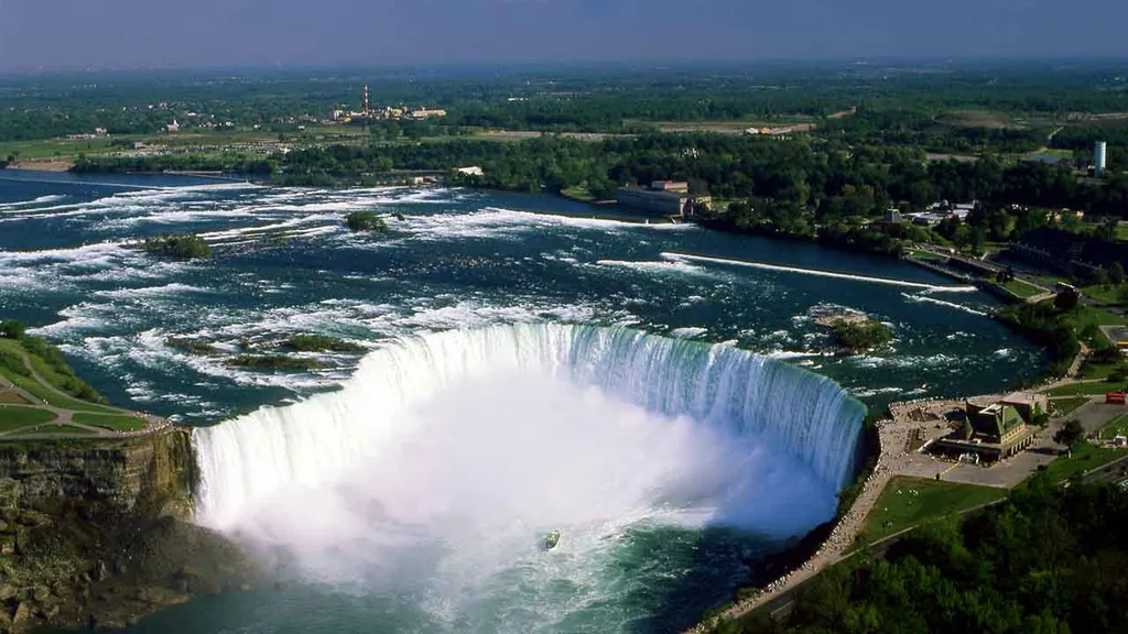 drótkötélpálya, Niagara-vízesés, zip line pálya, Niagara folyó, látványosság, turisztikai látványosság, USA, Kanada, Kecske-sziget, Amerikai-zuhatag