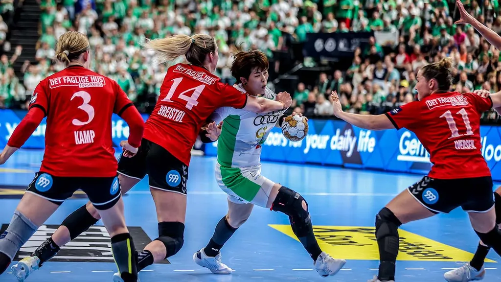 női kézilabda final four 2024, nőikézilabda,  finalfour2024, 2024.06.01.,  EHF FINAL4 WOMEN 2024, BL-elődöntő, Győr-Esbjerg