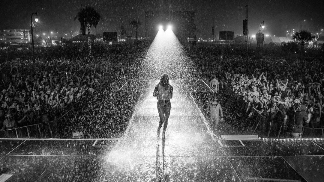 Carrie Underwood koncertje, szakadó eső