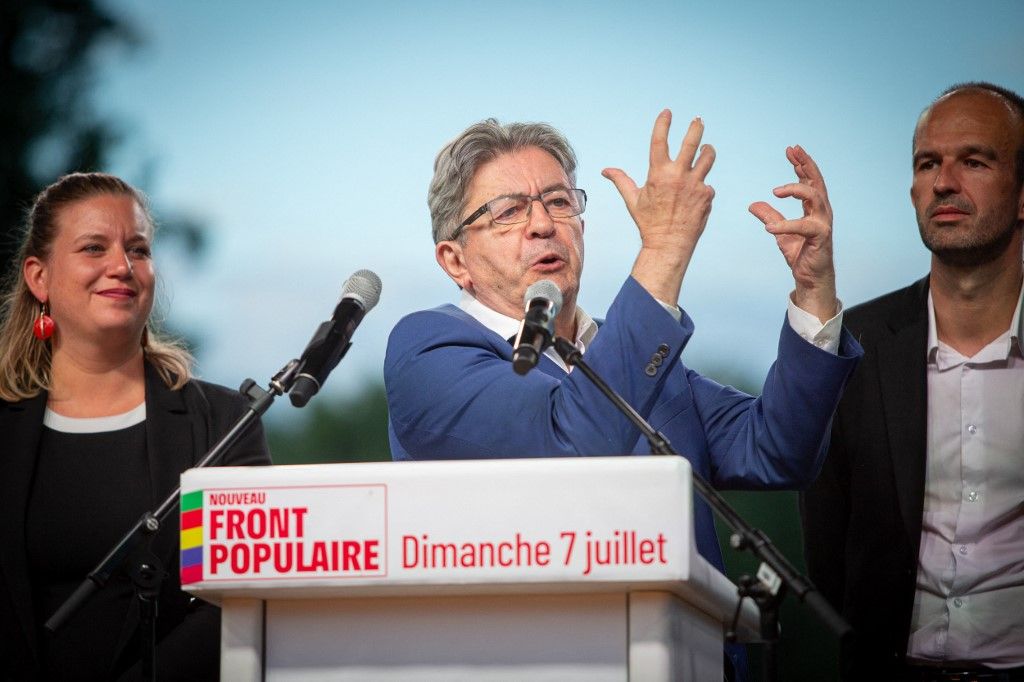 FRANCE-PARIS-POLITICS-RALLY-POPULAR-FRONT-LEGISLATIVES-ELECTIONS-RESULTS
Jean-Luc Mélenchon,