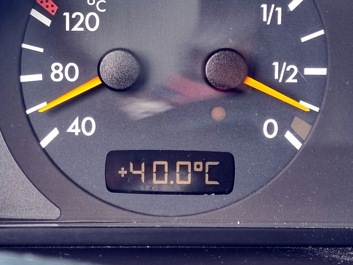 autó hőség