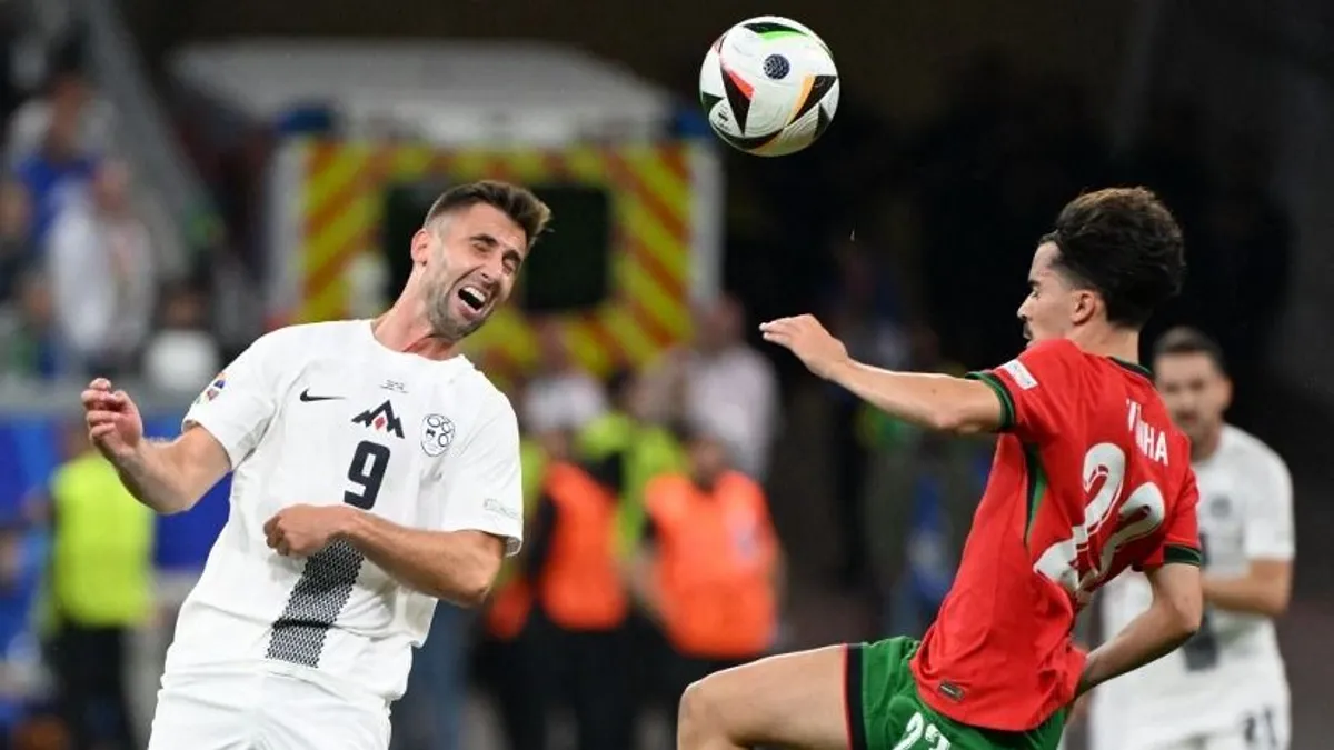 Erre nehéz szavakat találni: az év színészkedését mutatta be a szlovén focista az Eb-n
