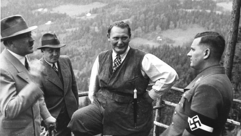 Hitler, Göring und v. Schirach auf Obersalzberg