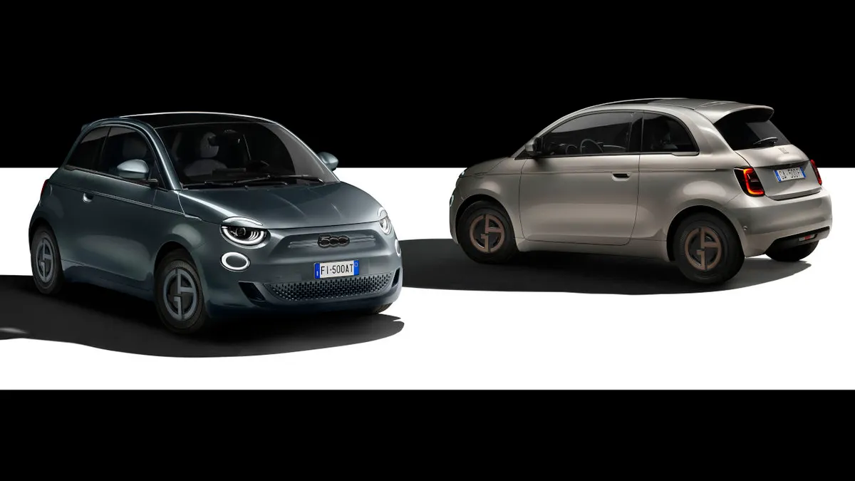 Giorgio Armani 90. születésnapján mutatták be a Fiat 500e Giorgio Armani szériát
