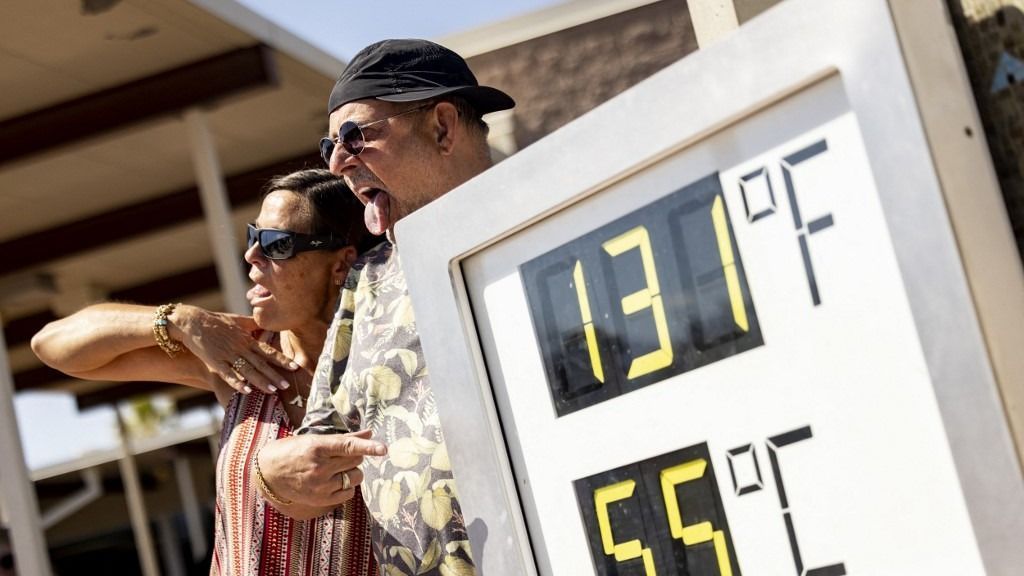 Extreme temperatures in Death Valley, California