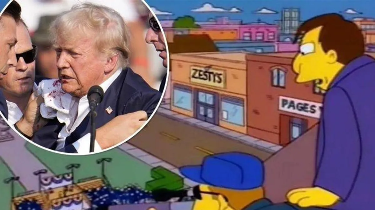 Törölték A Simpson család egyik epizódját a Donald Trump elleni merénylet után