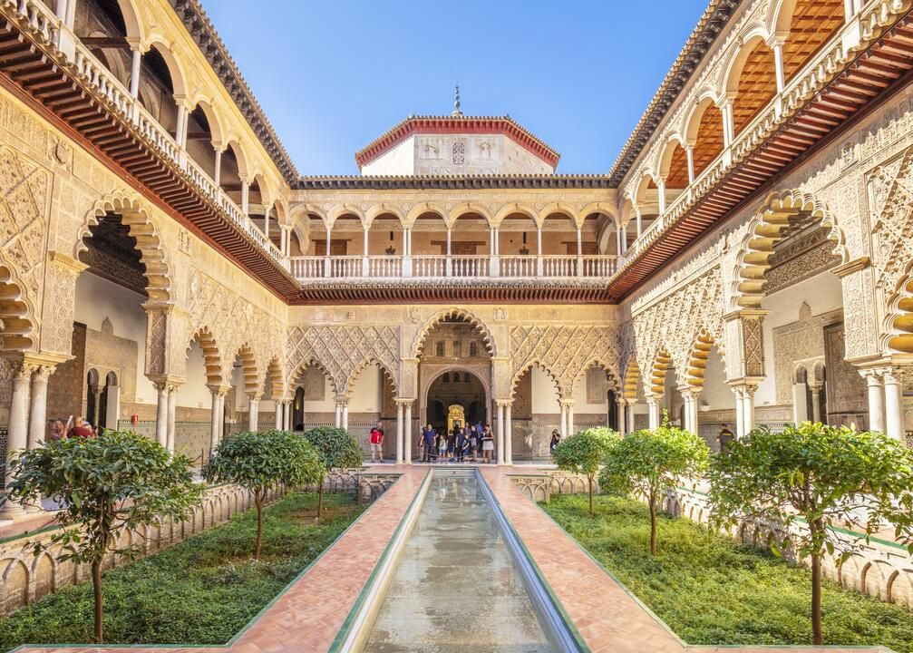 Andalúzia vonattal, Sevilla, Alcázar