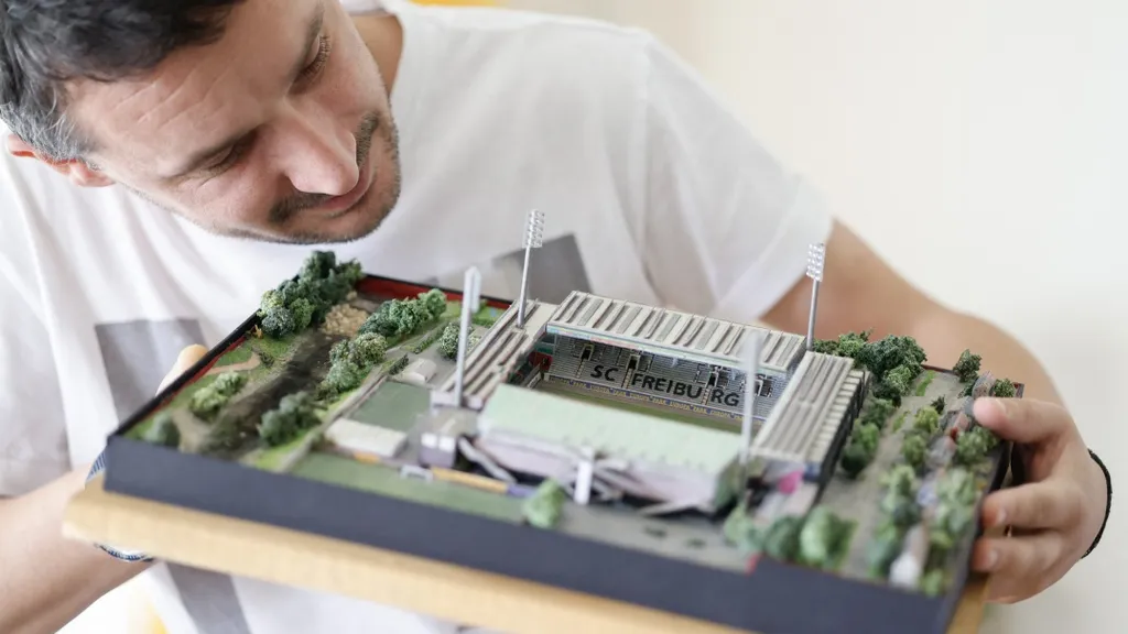 miniatűr, stadion, Josip, Marsic, 