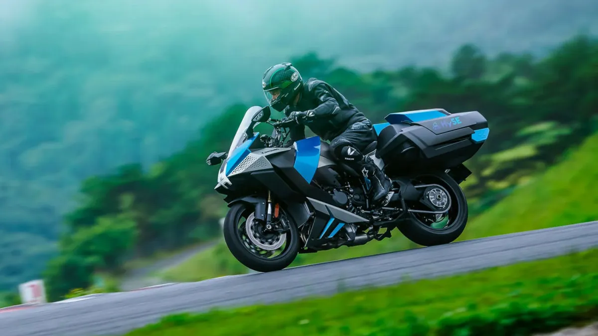 Megkezdte a hidrogénes motorkerékpárjának tesztelését a Kawasaki