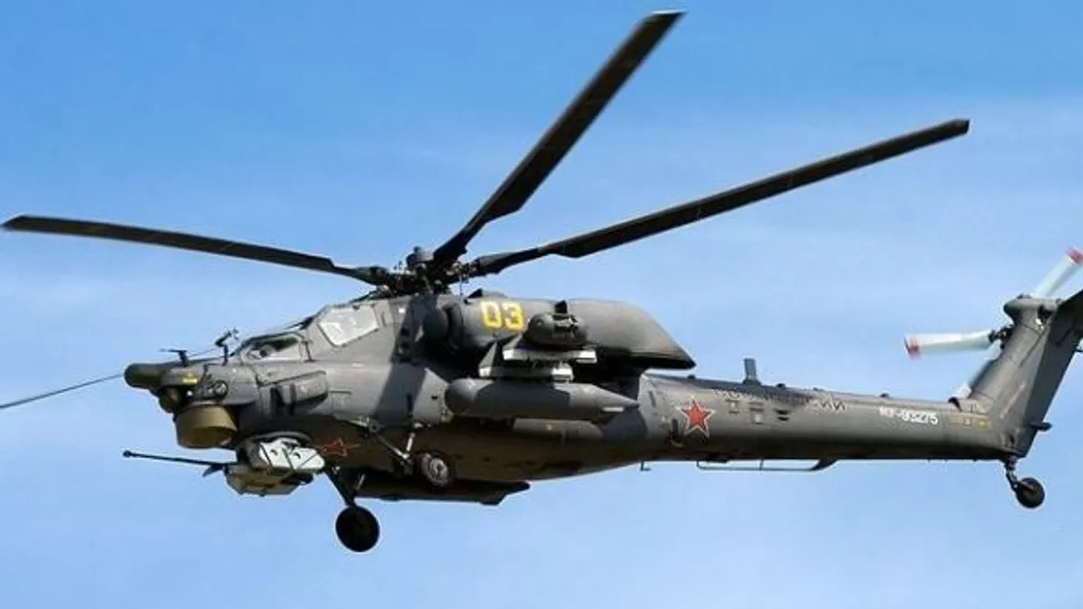 Lezuhant egy orosz helikopter