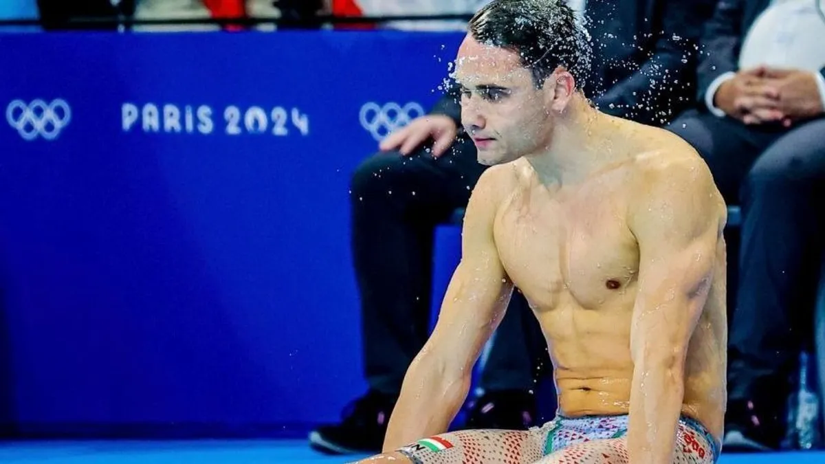 Ezt tette Milák Kristóf az olimpiai döntője után