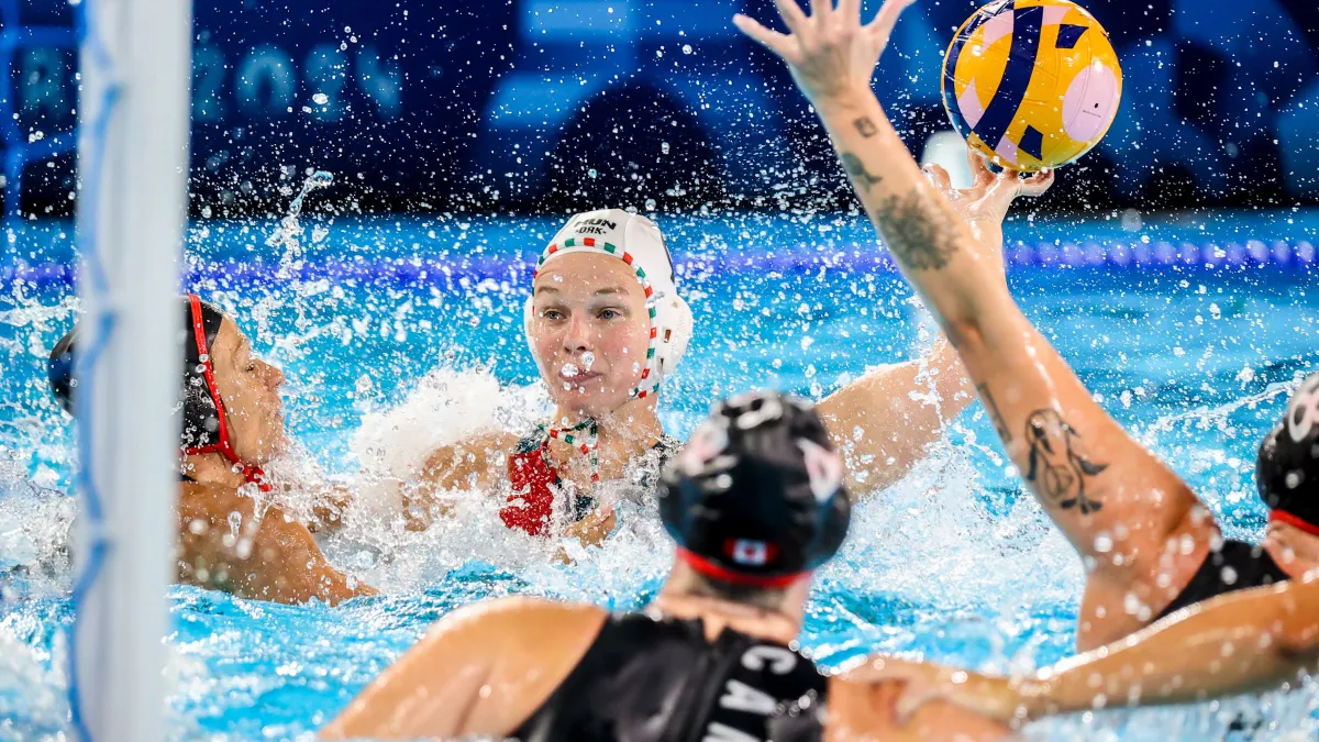 Paris 2024: Live broadcast of the women's water polo match between Hungary and Canada