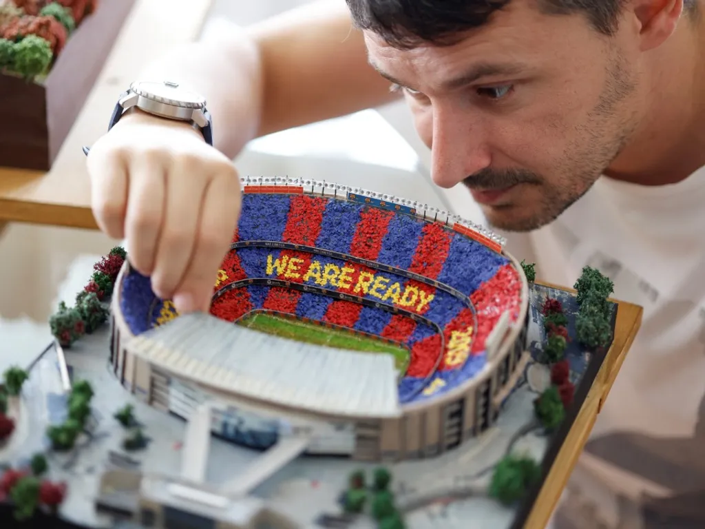 miniatűr, stadion, Josip, Marsic, 