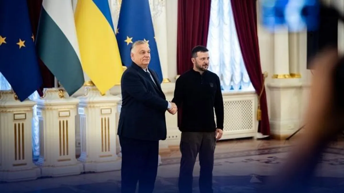 Orbán Viktor Kijevből jelentkezett - fotó