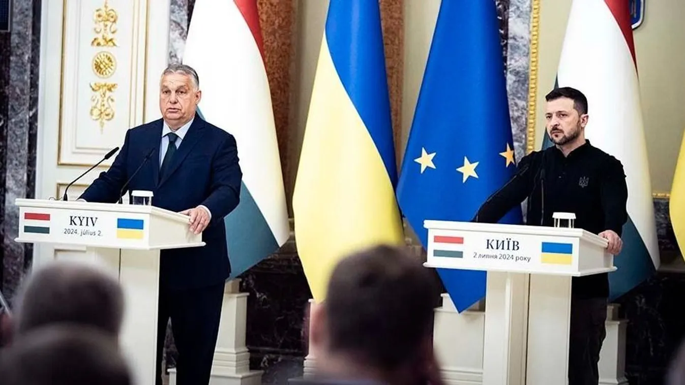 Orbán Viktor Kijevben, ORBÁN Viktor; ZELENSZKIJ, Volodimir, OrbánViktor,