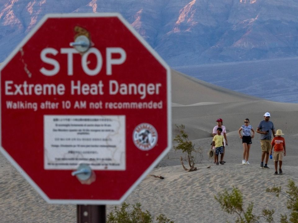 Death Valley, extrém meleg