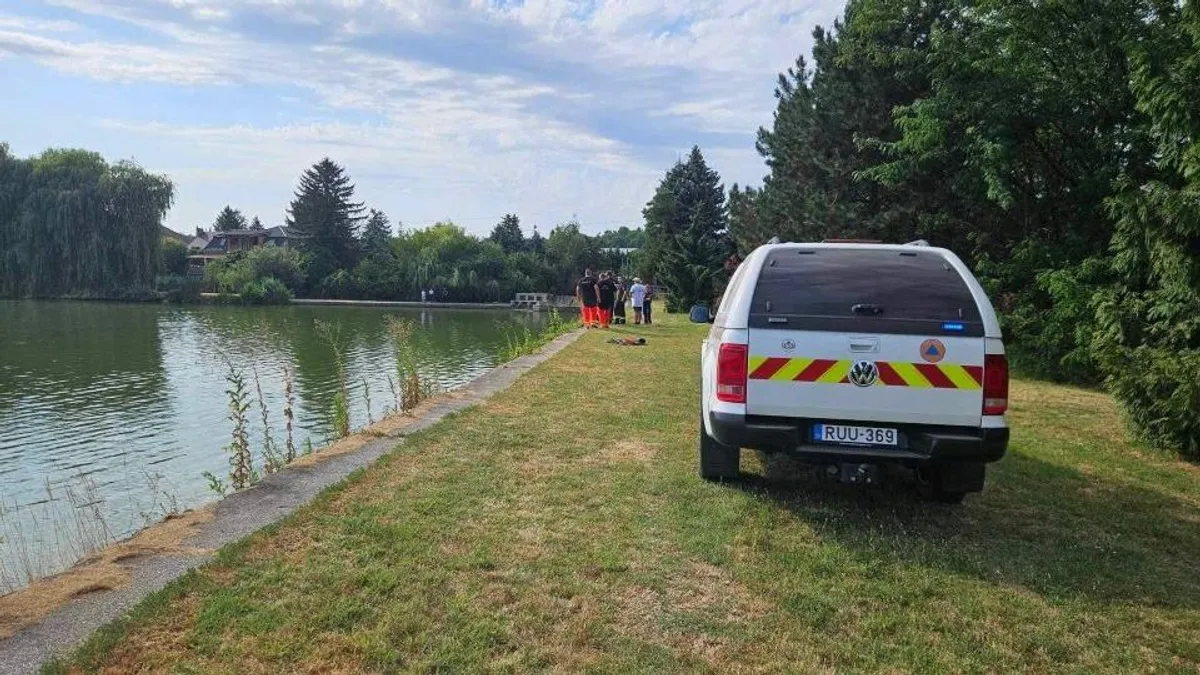 Holttestet találtak a Környei-tóban