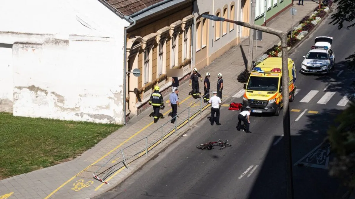 Elgázolt egy biciklist, majd falnak hajtott egy autós Nagyatádon