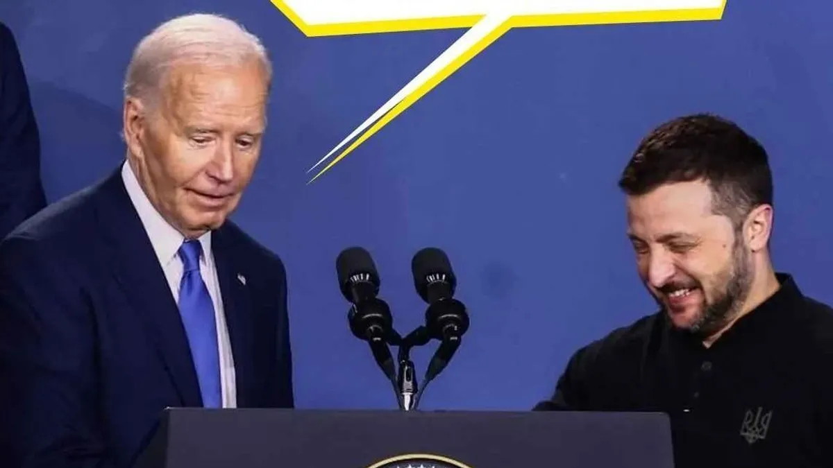Napi balfék: Biden odavan