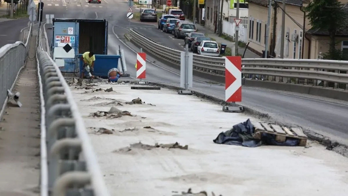 Másodszorra sem sikerült megcsinálni, megint javítani kell a Csömöri úti felüljárót