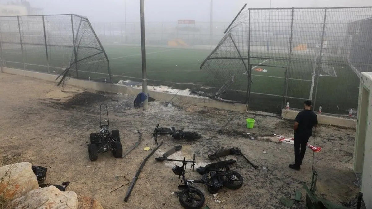 12 gyerek meghalt a Golán-fennsíkon lévő sportpálya elleni iszlamista rakétatámadásban