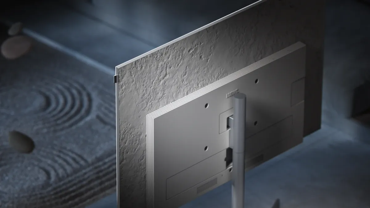 Samsung rendszerrel jön a beton hátlapú luxustévé