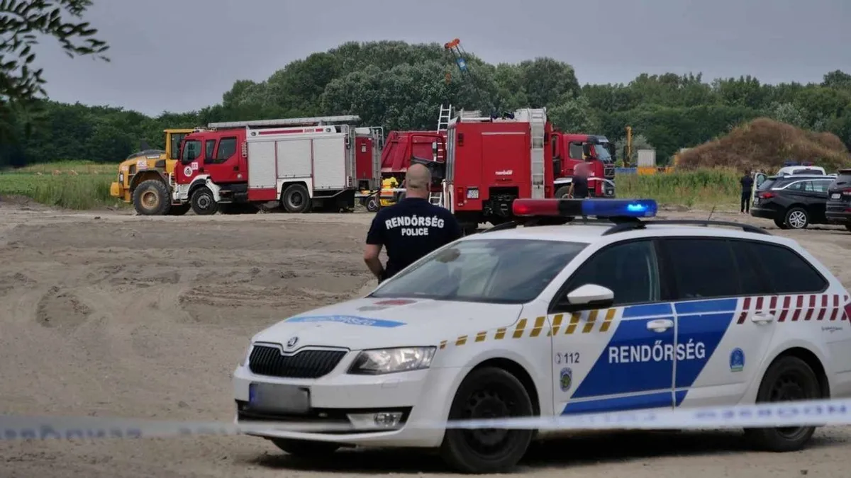 Szörnyethalt egy nő, akire egy többtonnás munkagép zuhant Üllőn