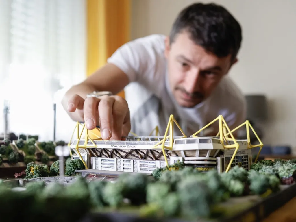 miniatűr, stadion, Josip, Marsic, 