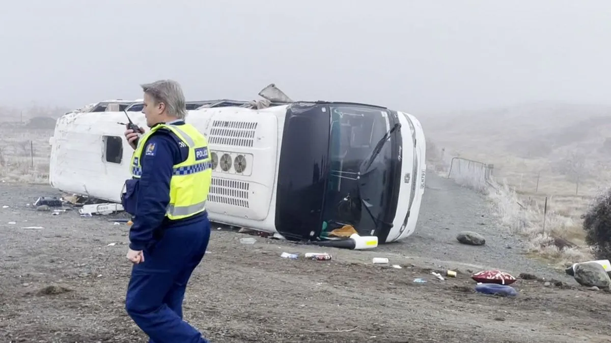 Két busz is felborult Új-Zélandon, sokan megsérültek