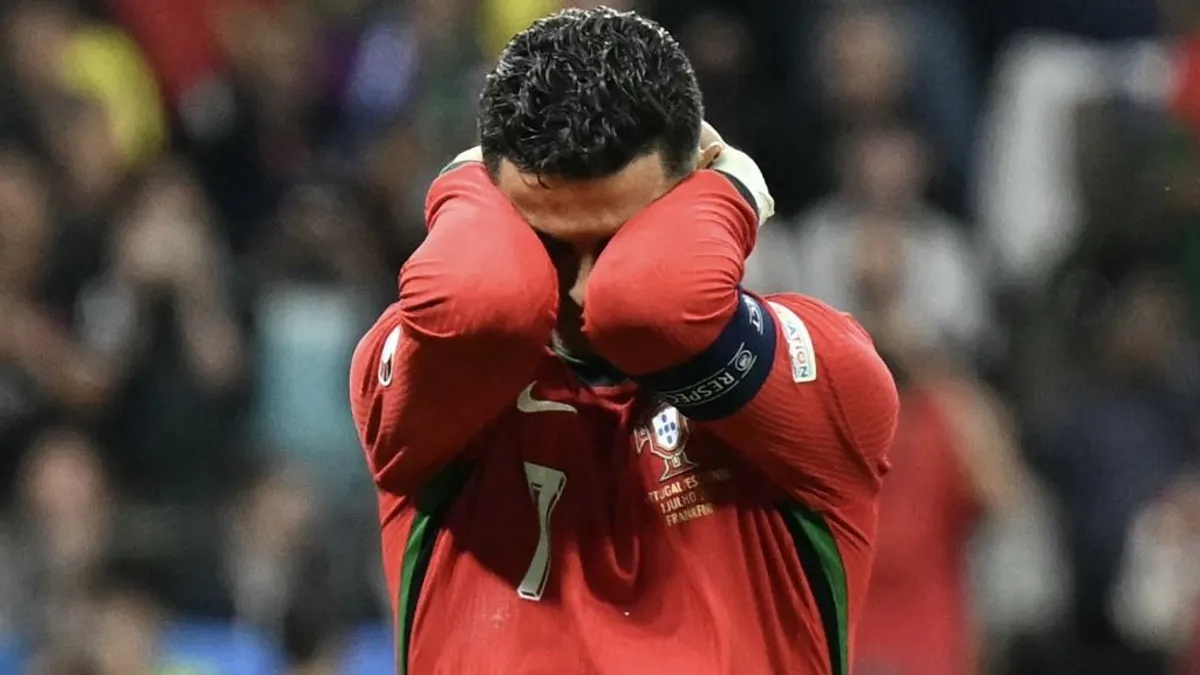 Cristiano Ronaldo explicó por qué lloró durante el partido