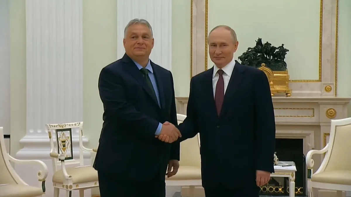 Orbán Viktor a békéről tárgyal az orosz elnökkel Moszkvában
