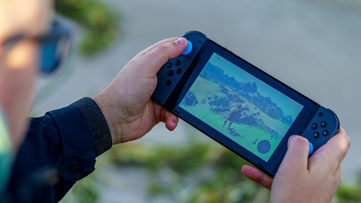 nintendo switch kézikonzol játékkonzol gamer gaming játék 
legend of zelda breath of the wild