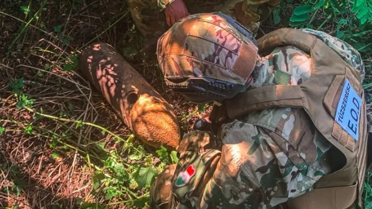 Világháborús bombát talált egy kisgyerek Szombathelyen