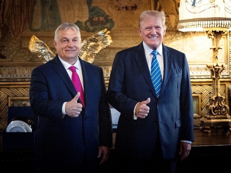 OrbánViktor, Orbán, Viktor, DonaldTrump, Donald, Trump, 2024. július 12.,  Palm, Beach, Florida, USA, Amerikai, Egyesült, Államok, 