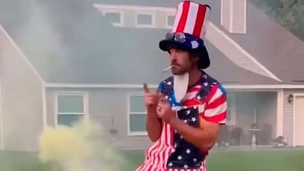 Égő tűzijátékot tett a fejére egy amerikai férfi, rögtön meghalt
