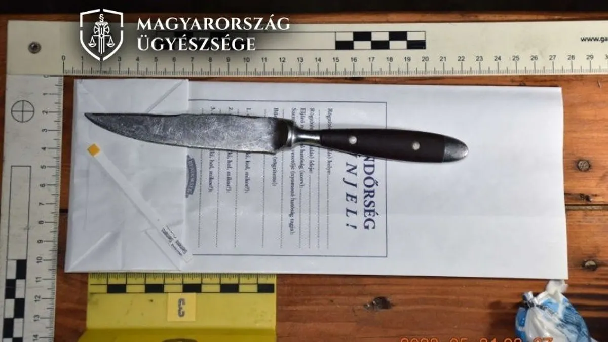 Egy nő többször nyakon szúrt egy férfit Tatabányán