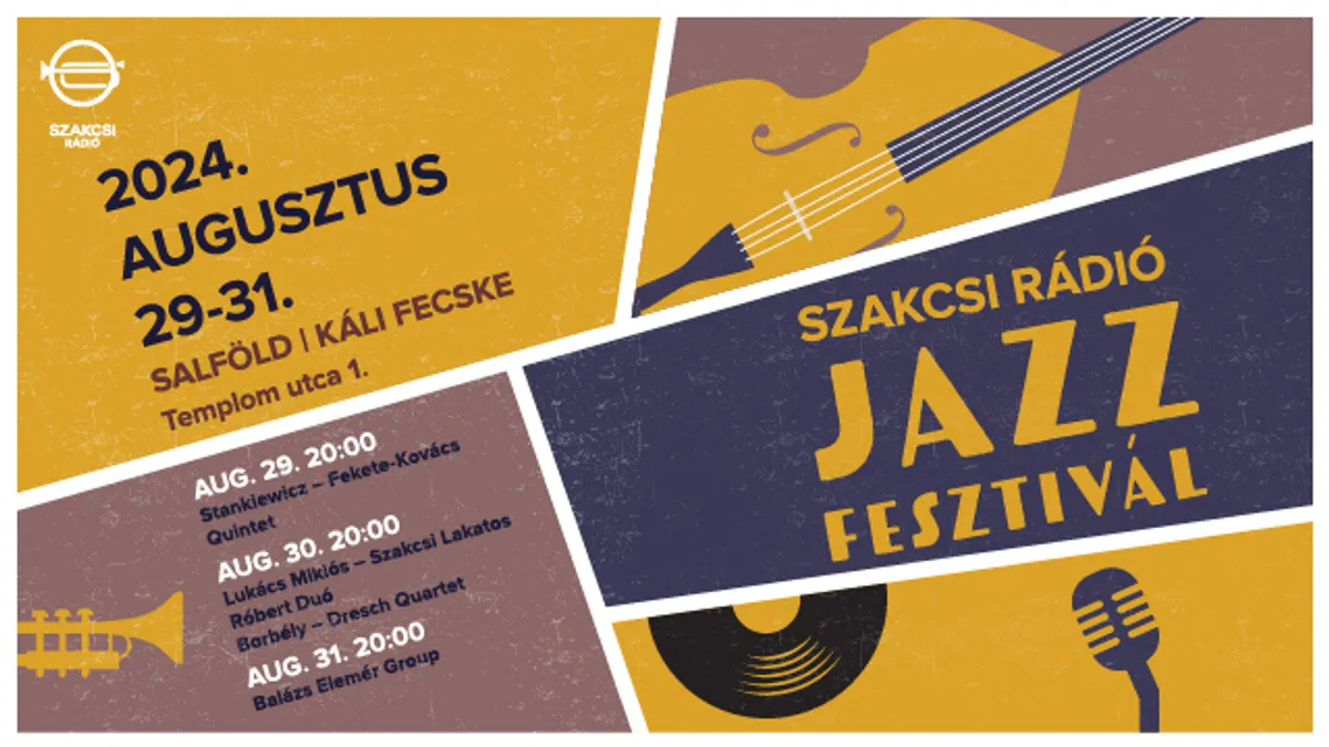 Szakcsi Rádió Jazz Fesztivál a nyár utolsó hétvégéjén a Balaton-felvidéken