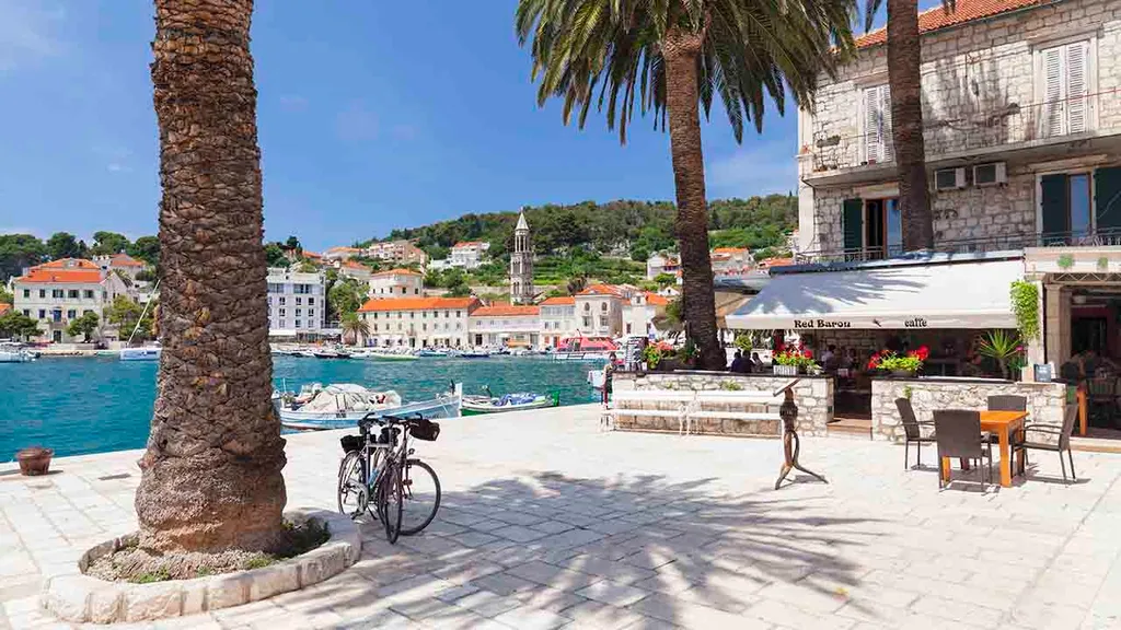 Hvar, Hvar szigete, Adriai-tenger, Dalmácia, Grebisce,  Vrboska, Stari grad, Pakleni szigetek, Sveti Nikola, tengerpart, horvát sziget, sziget, mediterrán, Horvátország, HvarHorvátország
