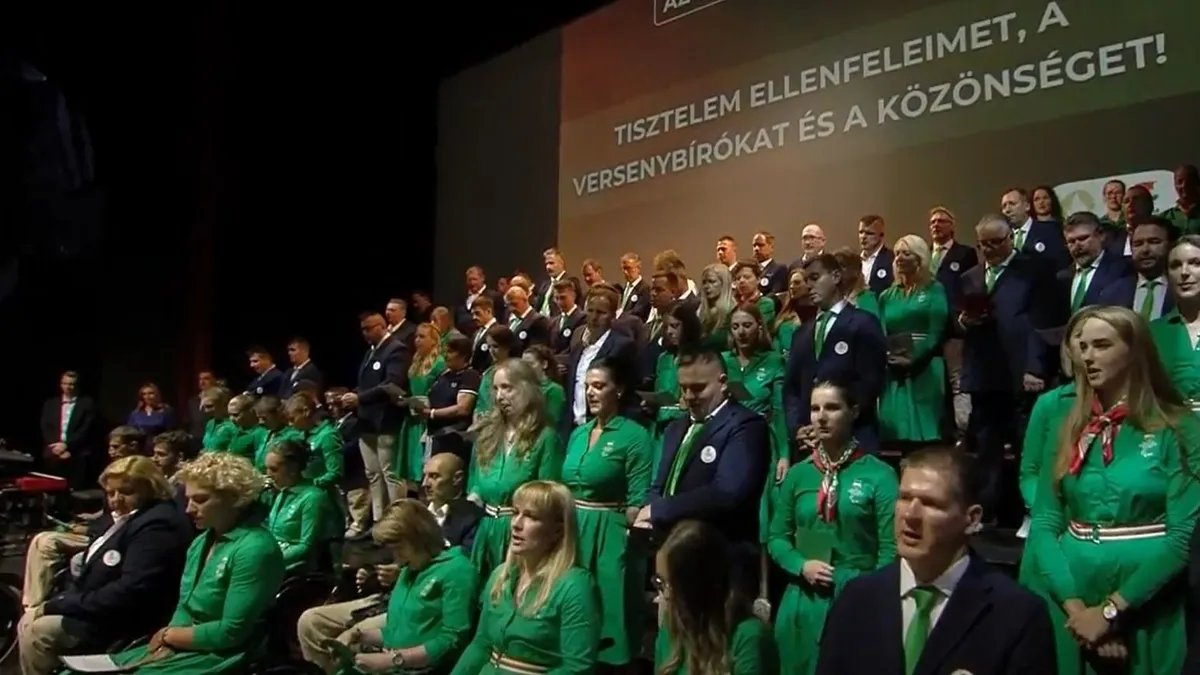 Letették az esküt a magyar paralimpiai csapat tagjai