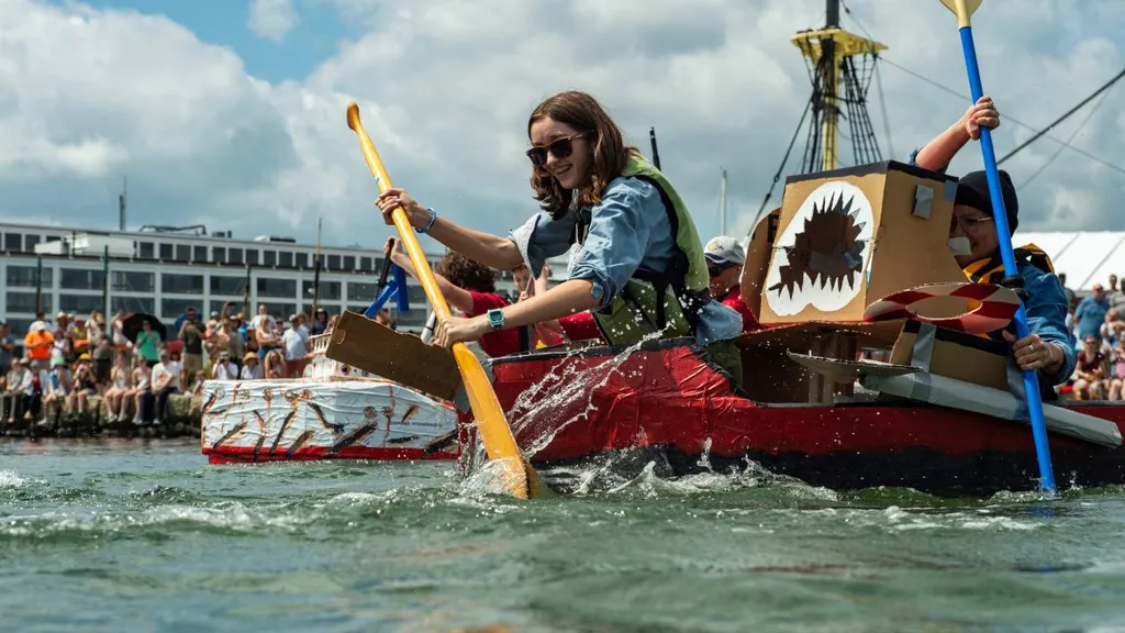 Great Salem Maritime Cardboard Boat Regatta