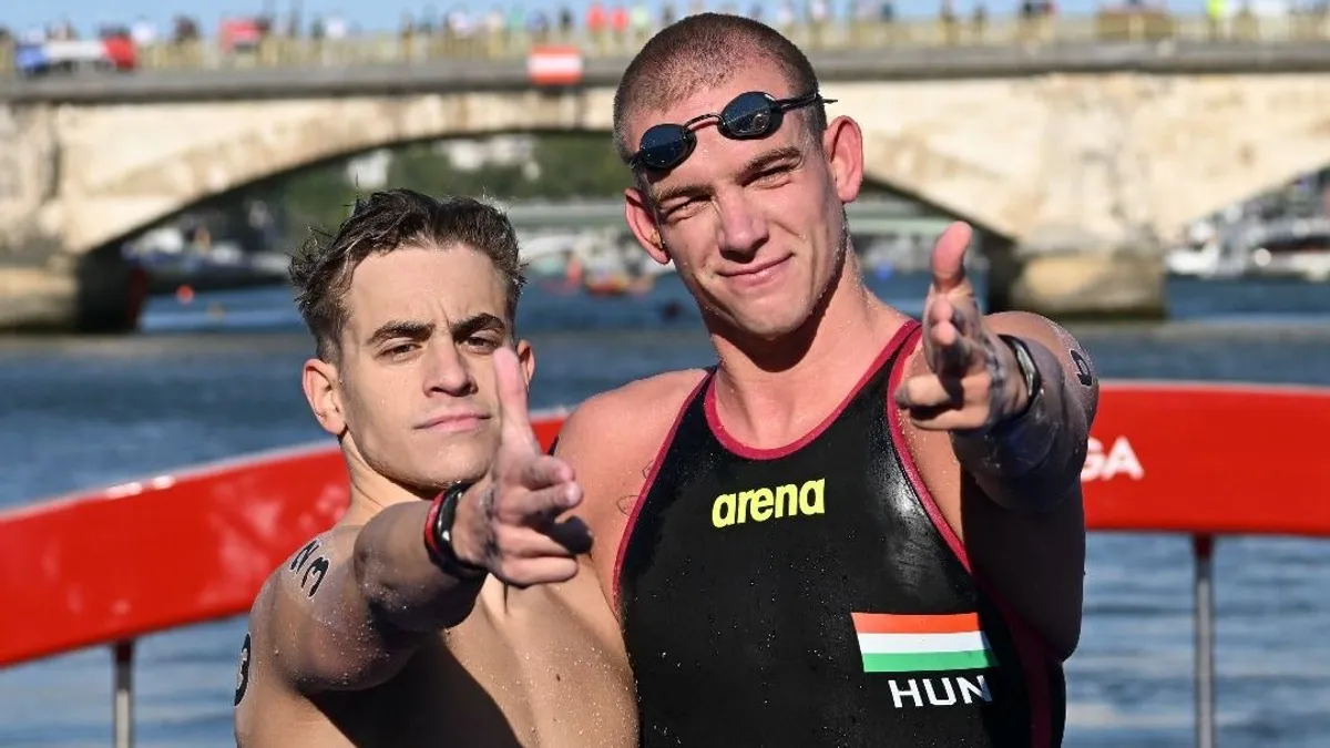 A mémmé vált sportolót utánozták az olimpiai bajnok és bronzérmes magyar hőseink - kép
