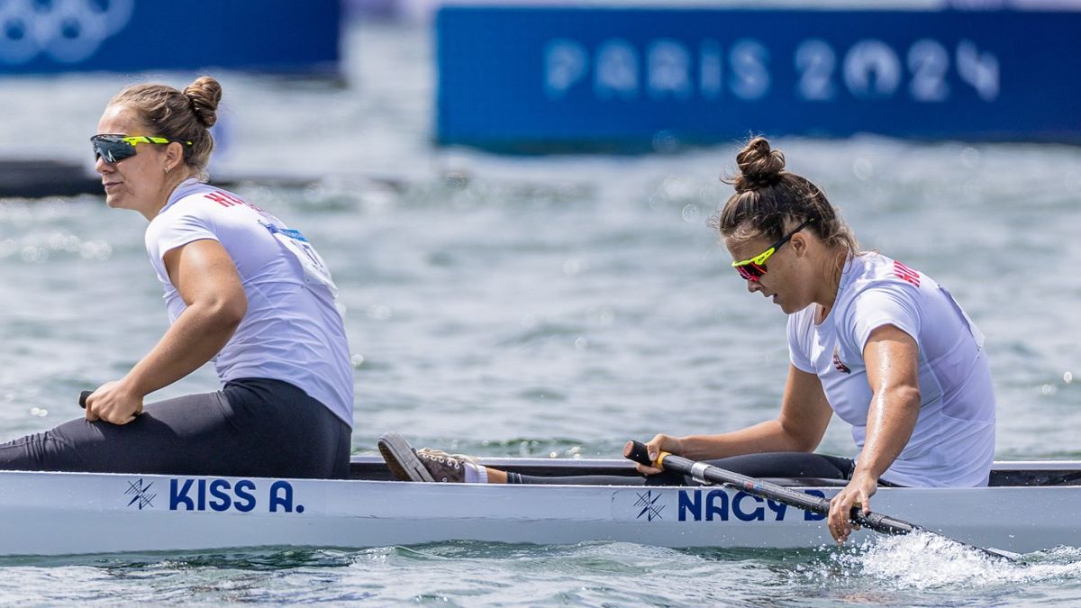 A Kiss Ágnes, Nagy Bianka kettős kezdte meg a magyar szereplést a párizsi olimpia pénteki kajak-kenu döntőiben