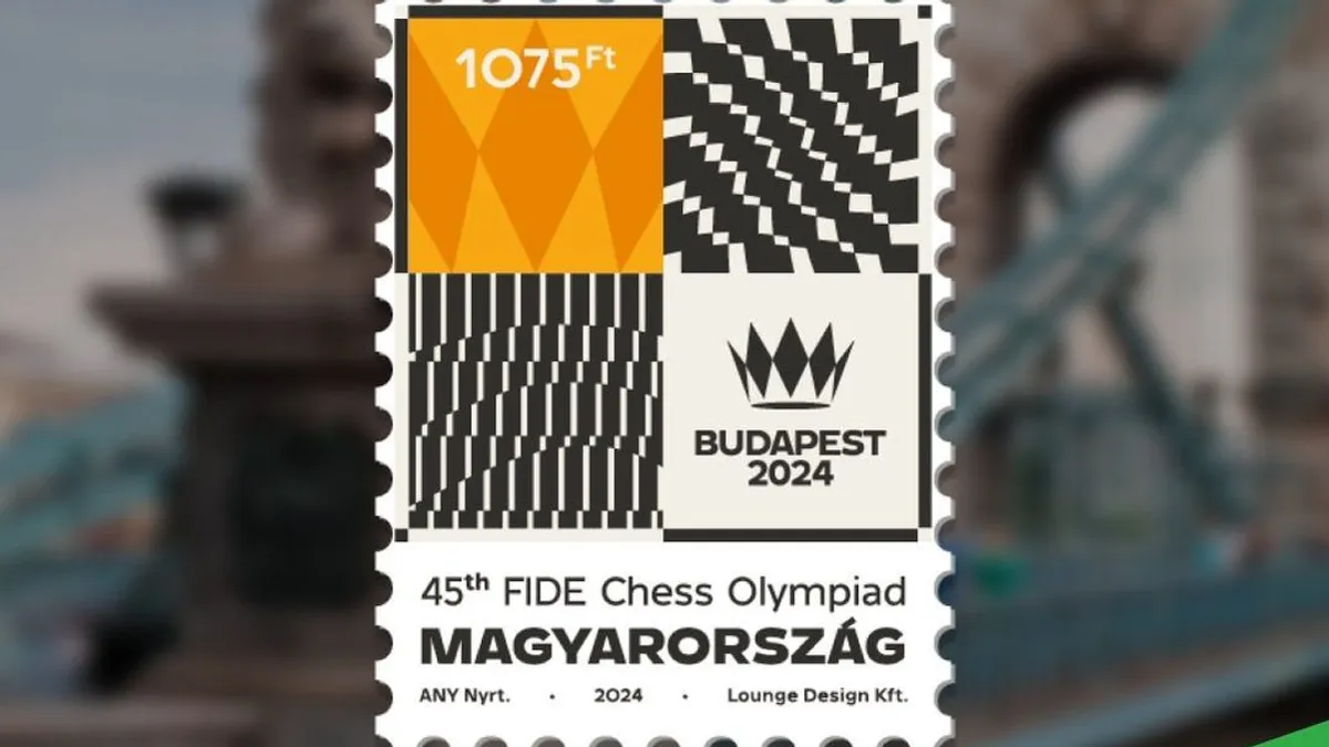 Bélyeget bocsátottak ki a budapesti sakkolimpiára